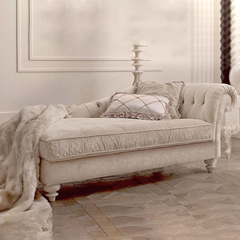 Scandinavian Upholstered Chaise Lounge Couch Fabric Chaise Lounge Chair