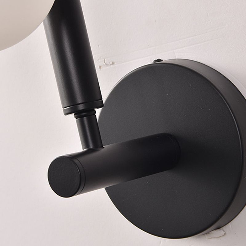 Modern Globe Wall Lamp Glass Multiple-Light Sconce for Bedroom