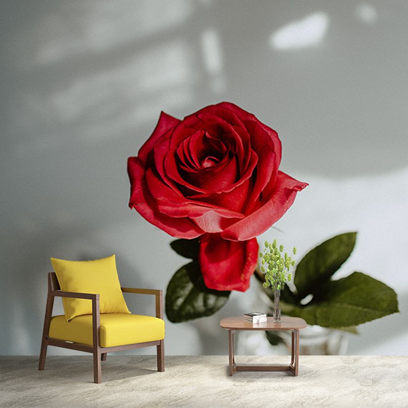 Photography Environment Friendly Mural Wallpaper Beautiful Roses Bedroom Wall Mural