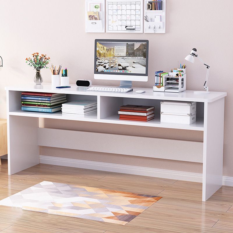 Parsons Modern Computer Desk Rectangular Solid Wood Writing Desk
