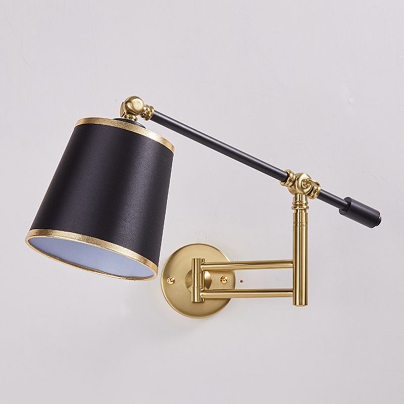 1 Light Cylinder Wall Mounted Light Fixture Modern Style Metal Wall Lighting Ideas Lights