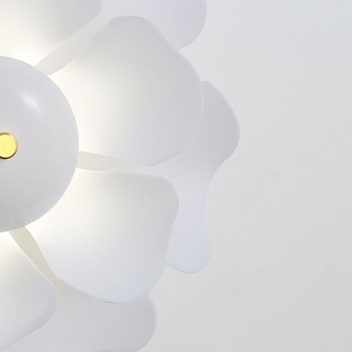 Nordic Style Flower Shape Wall Lamp Indoor Fashion Decoration Wall Sconce with Acrylic Shade