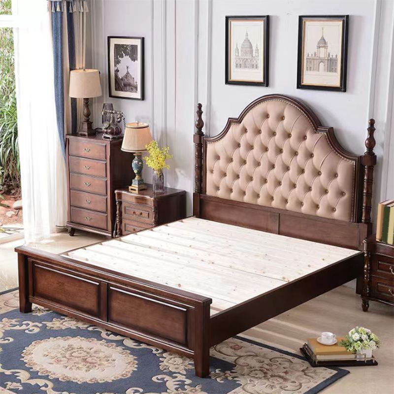 Victorain Tufted Upholstered Standard Bed 71.7-inch W Mattress Included Bed with Headboard