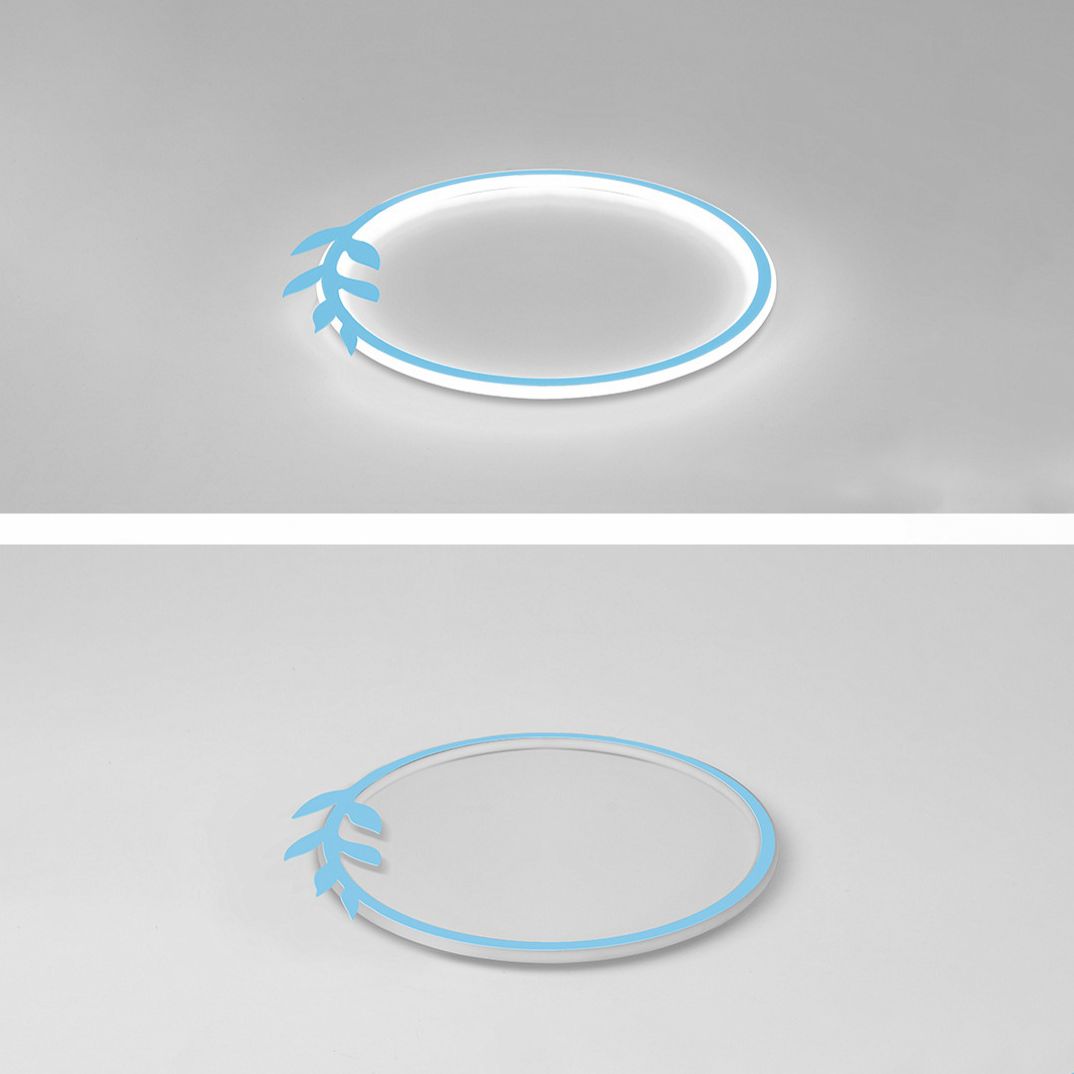 Luminaire encastré circulaire en métal, luminaire de plafond à LED de Style moderne