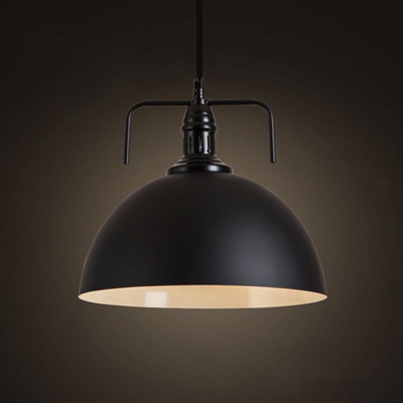 Metal Black Commercial Pendant Lighting Shaded Industrial Style Pendant Plafond Light
