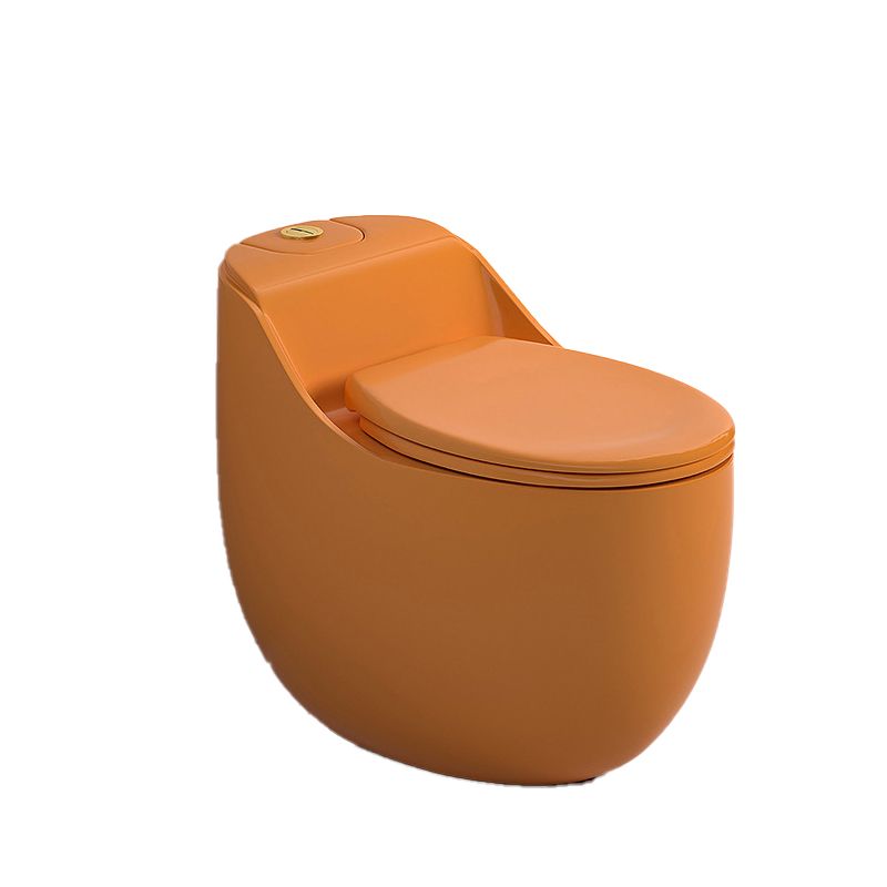 Contemporary Floor Mounted Flush Toilet Seat Included Urine Toilet for Bathroom