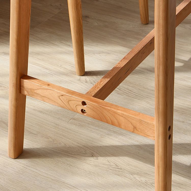 Modern Rectangular Bar Table Solid Wood Bar Table for Dining Room