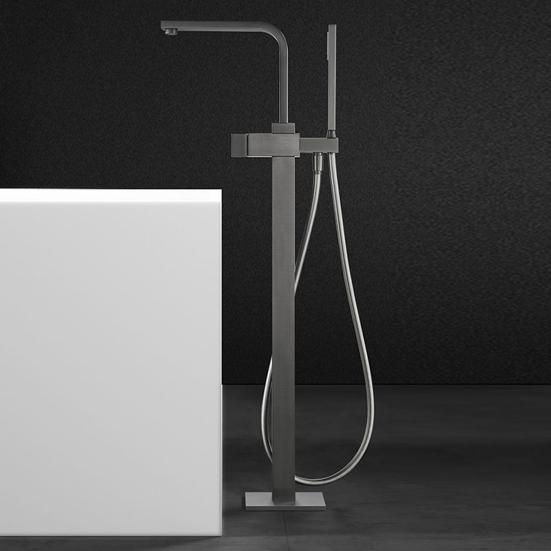 Modern Freestanding Tub Filler Trim Copper Freestanding Tub Fillers