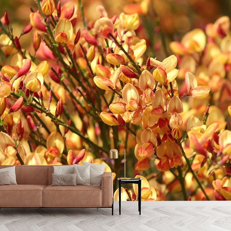 Customized Sea of Flowers Mural Wall Covering Eco-friendly Wallpaper for Bedroom