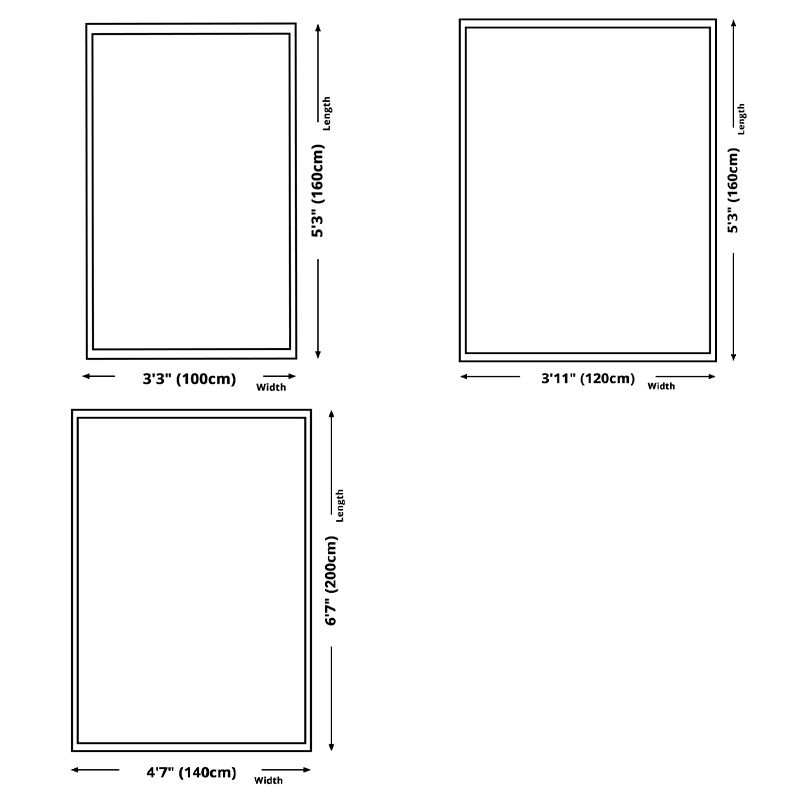 Olden Medallion Print Rug Polyester Indoor Carpet Stain Resistant Area Rug for Home Decoration