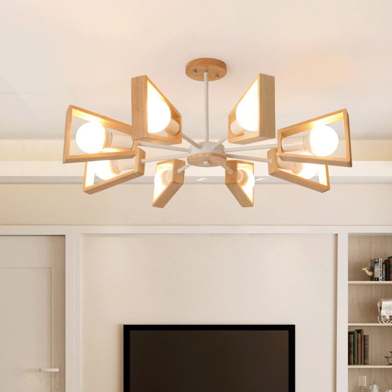 Living Room Japanese Style Chandelier Lighting Fixture Modern Chandelier Pendant Light