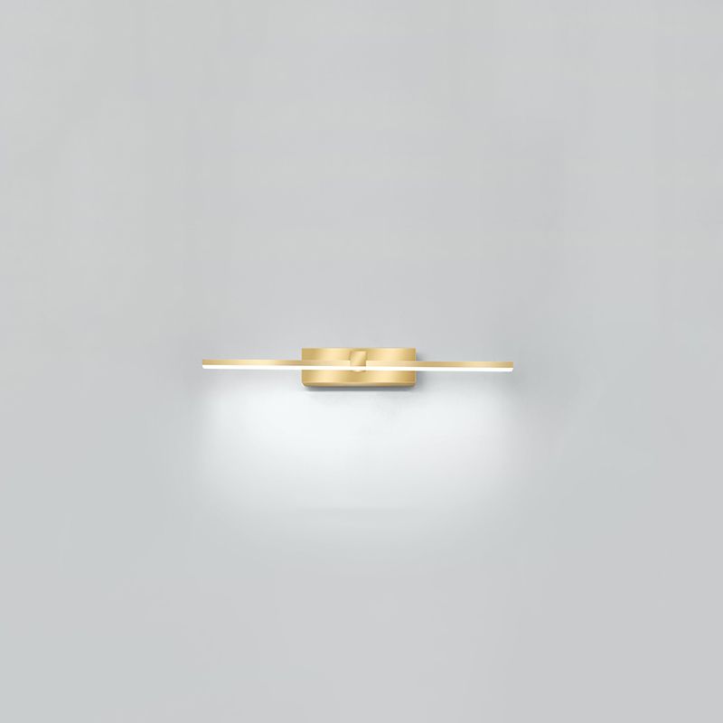 Modern Light Luce Luxury Style Linear Light Montate Vanity Lights Wall Sconce Lighting in Gold Finish