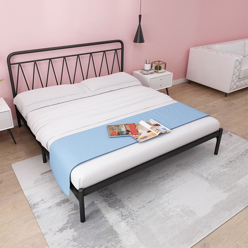 Open-Frame Metal Bed 43.30 Inch High Wire-Grid Rectangular Bed Frame