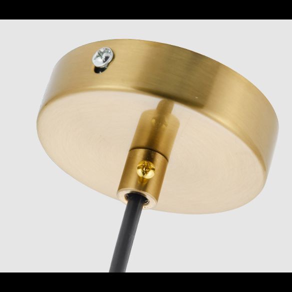 Forma de platillo volador posmoderno colgante de metal liviano 1 luz de suspensión de luz para sala de estar
