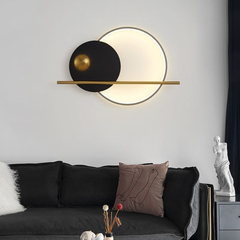Zeitgenössischer Stil Geometrie Formwandleuchte Metall Wandmontage Leuchten