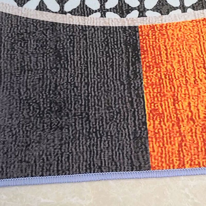 Modern Houndstooth Print Rug Polyester Area Carpet Stain Resistant Indoor Rug for Home Decoration