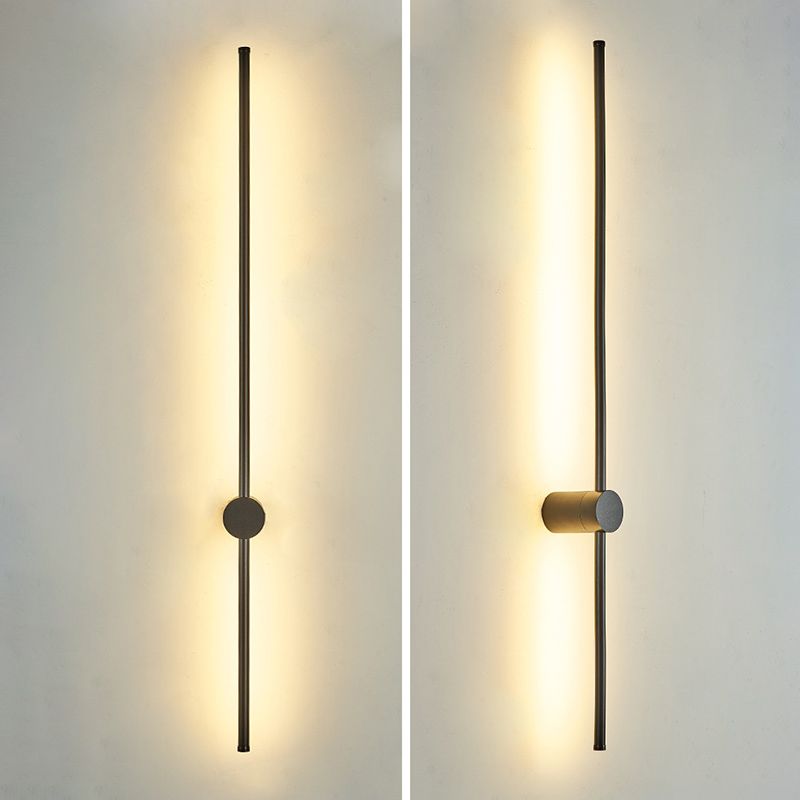Modern Minimalist Style Linear Wall Light Fixtures Aluminum Sconces
