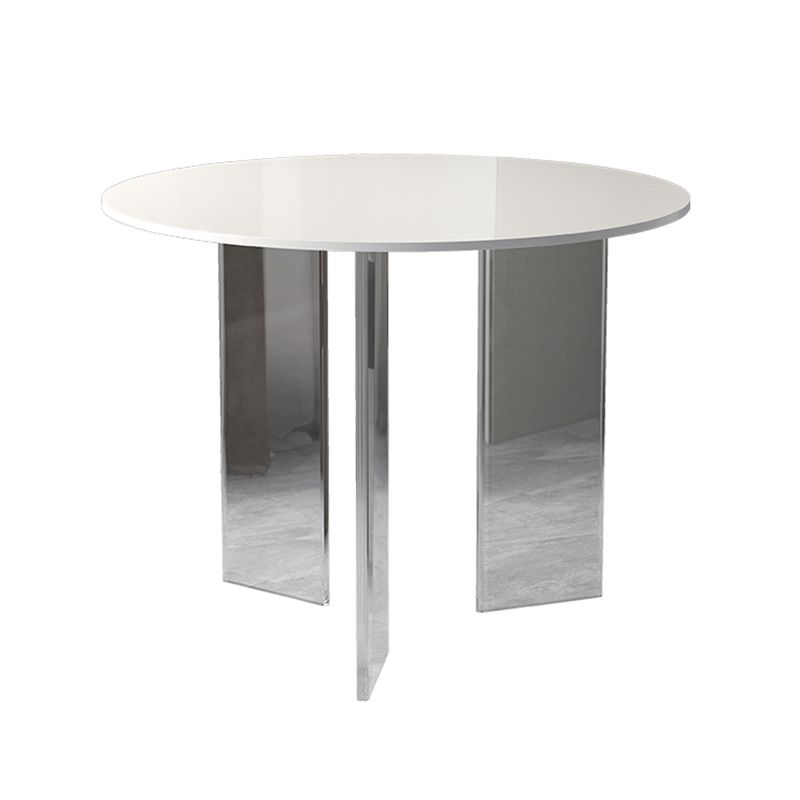 Modern 1/2/3 Pieces Dining Set Round Stone Dining Table for Dining Room Kitchen
