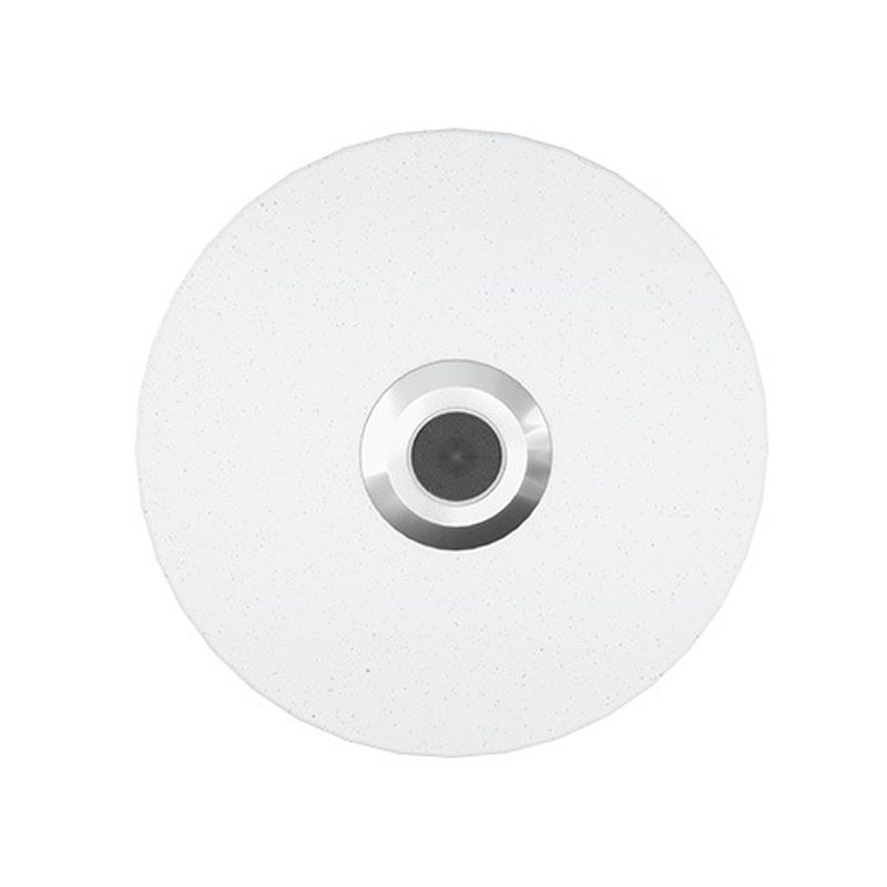 Plafonnier intelligent de forme ronde en acrylique moderne à 1 lumière pour chambre d'étude