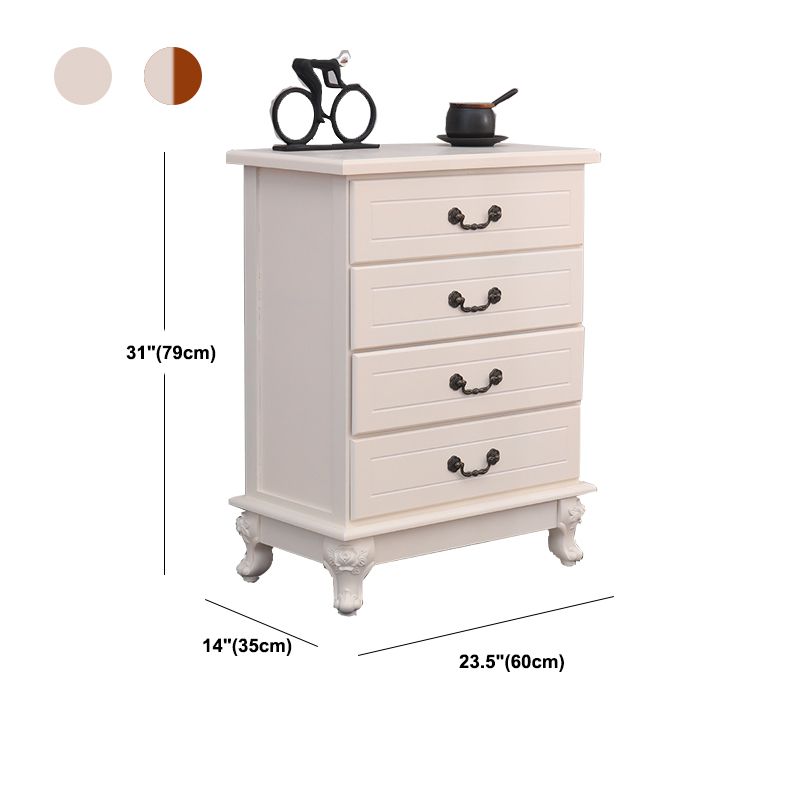 Contemporary Bedroom Storage Chest Solid Wood Soft-Close Drawers Dresser