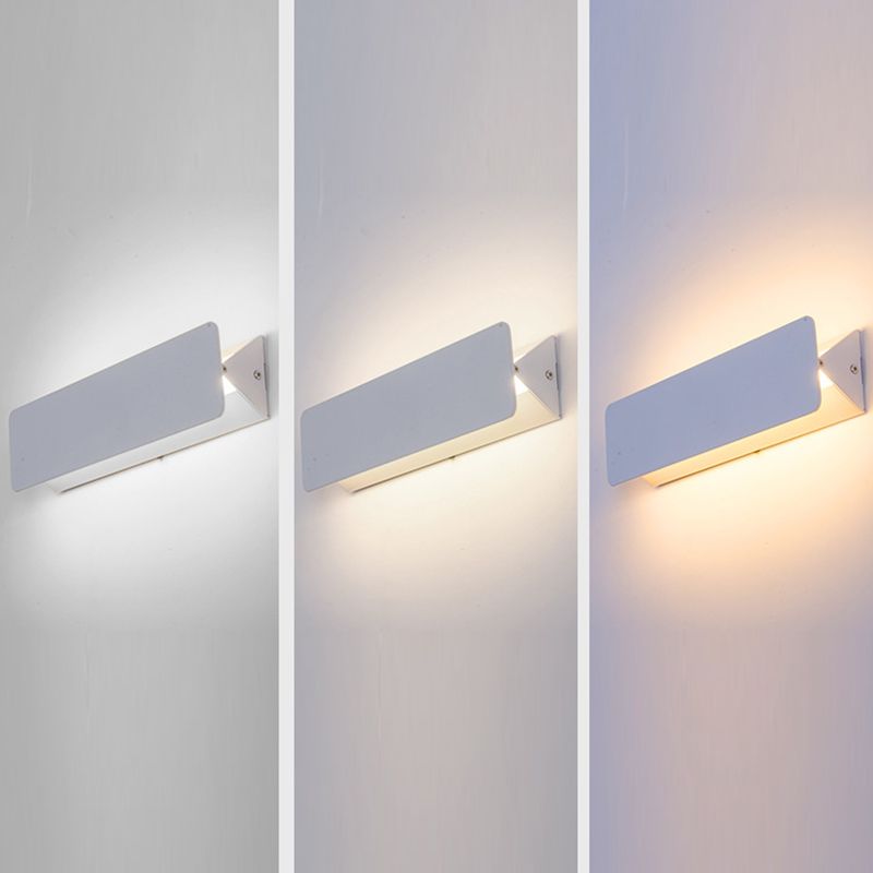 Aluminium rechthoekige lampverlichting armaturen Moderne minimalistische stijl wandschoens voor woonkamer