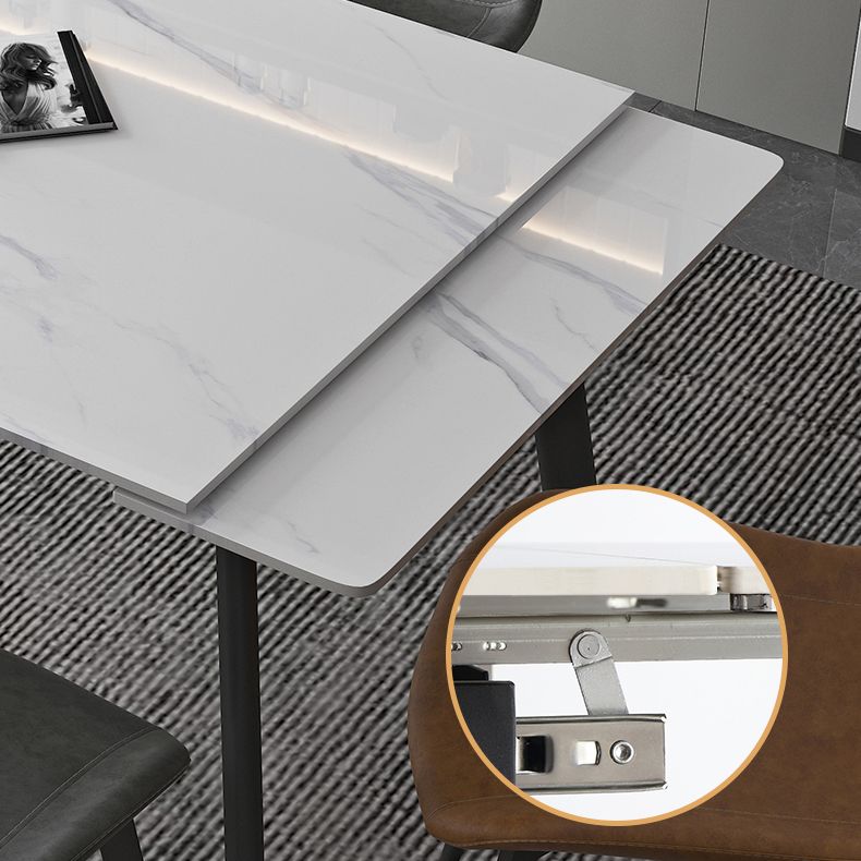 Contemporary 1/4/5/7 Pieces Dining Set Rectangle Dining Table Set with 4 Legs