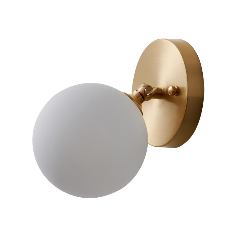 1-Light Sconce Light Fixture Modern Style Metal Wall Lighting for Bedroom