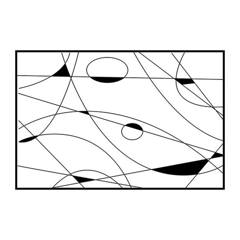 Alfombra geométrica contemporánea alfombra de interior de cuidado de cuidado fácil para sala de estar para sala de estar