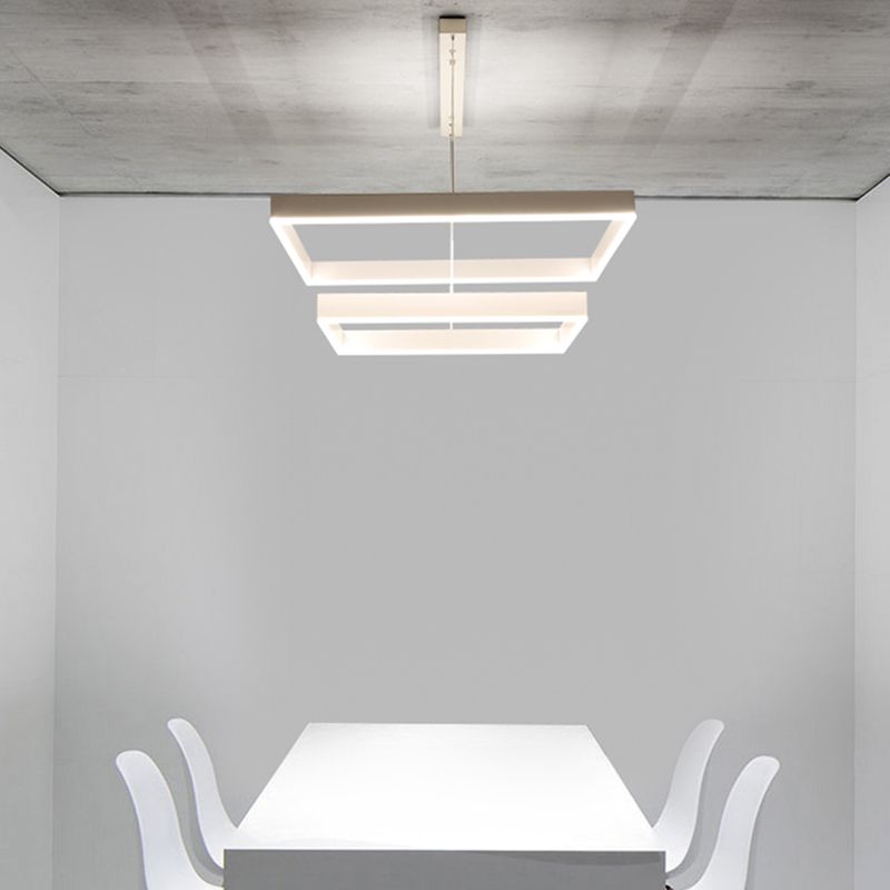 Accesorio de iluminación de lámpara de araña moderno luz colgante de lámpara de múltiples niveles para sala de estar