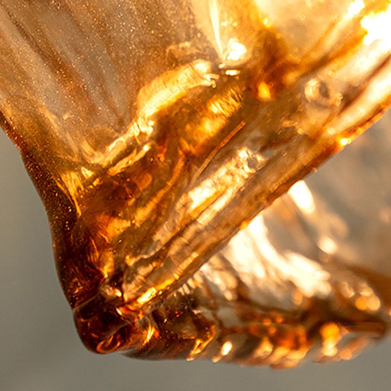 Luz de techo de montaje semi rasgador de vidrio estilo geométrico de estilo geométrico Luz montado en el techo