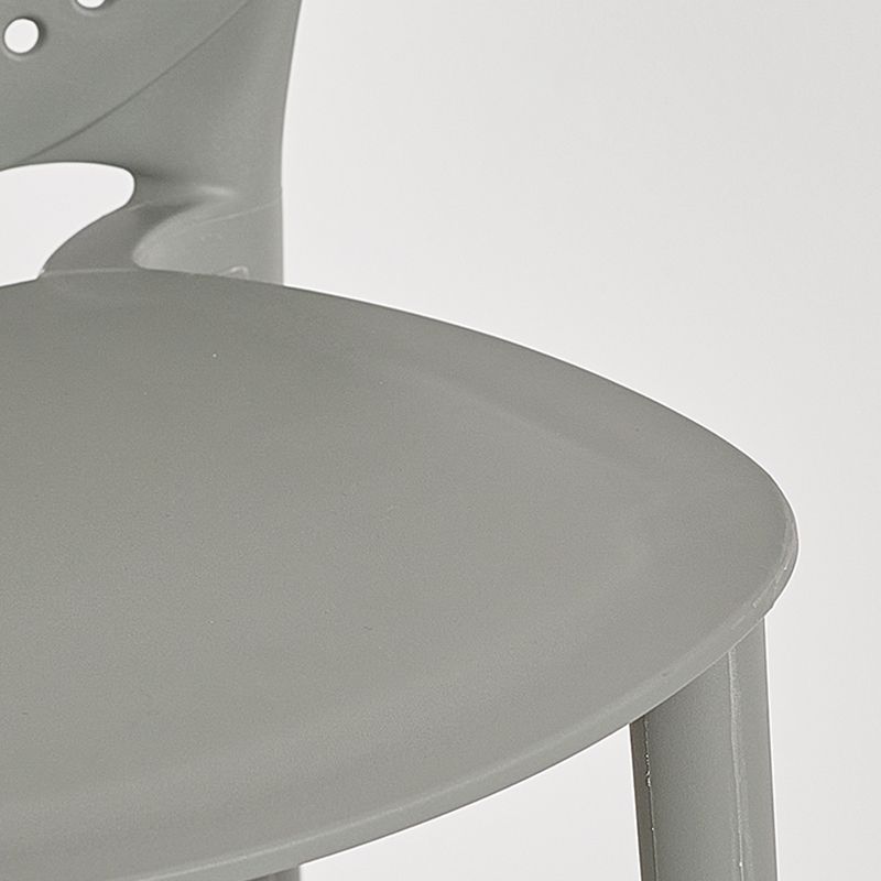 Nordic Style Bar-stool Plastic Counter Bar Stool for Kitchen Bar with Plastic Legs