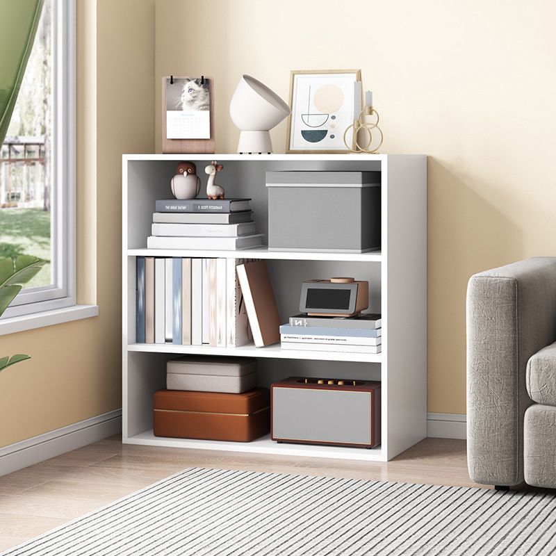 Closed Back Bookcase Engineered Wood Bookshelf for Home Office Study Room