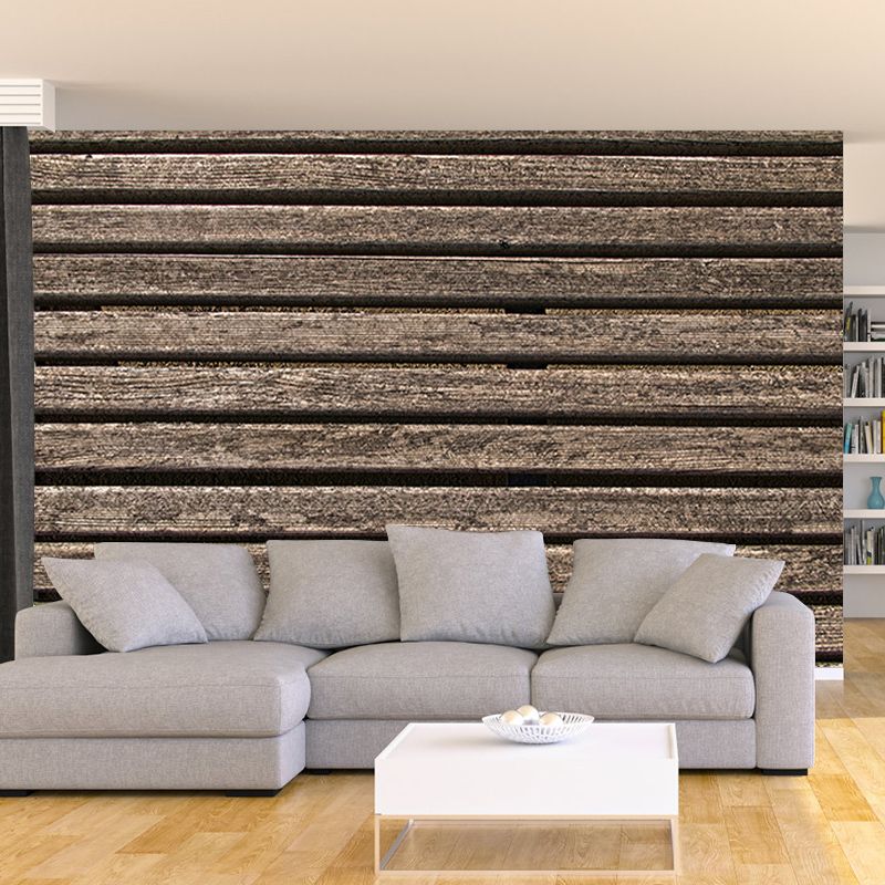 Mural for Bedroom Wood Grain Wallpaper Decor Waterproofing, Custom Print