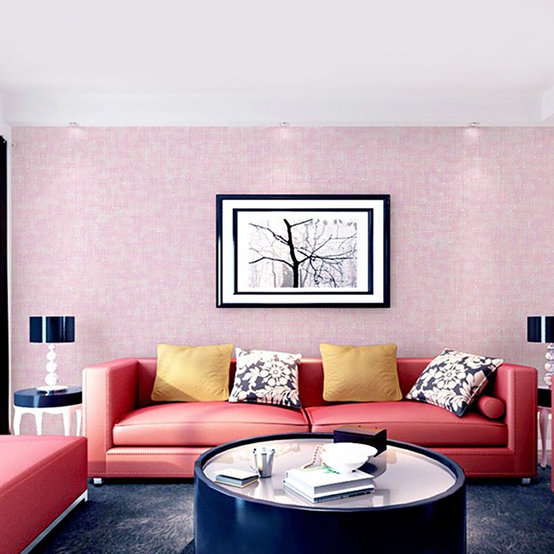 Pastel Color Plain Texture Wallpaper 20.5"W x 33'L Non-Pasted Decorative Wall Covering