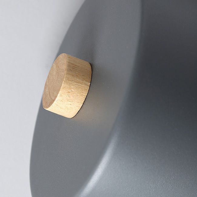 Dormitorio luminosos simples lámparas de apliques 1 iluminación de pared giratoria de metal