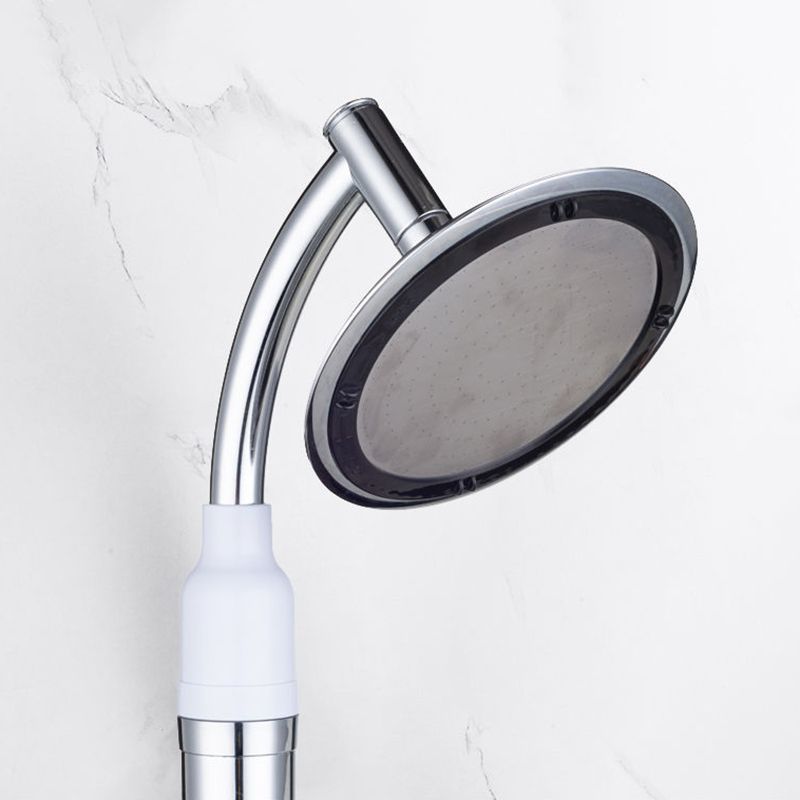 Handheld Shower Head with Katalyst Modern Wall Mounted Shower Head Combo