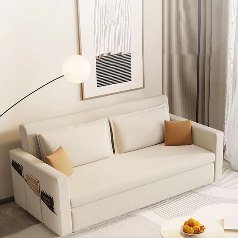 31" Wide Scandinavian Sofa Bed Cushion Back Futon Sleeper Sofa