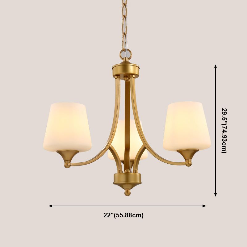 American Style Geometric Chandeliers Chandelier Lighting Fixtures Glass Pendant Lighting