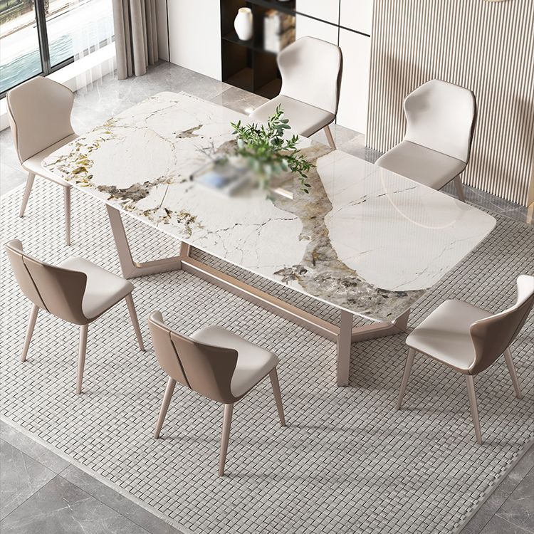 Modern 1/4/5/7 Pieces Dining Set Sintered Stone Dining Table Set