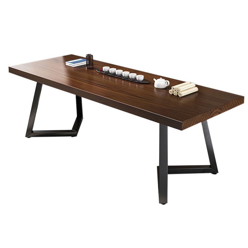 Industrial Style Rectangle Table Set 1/2/6/7 Pieces Dining Set for Kitchen