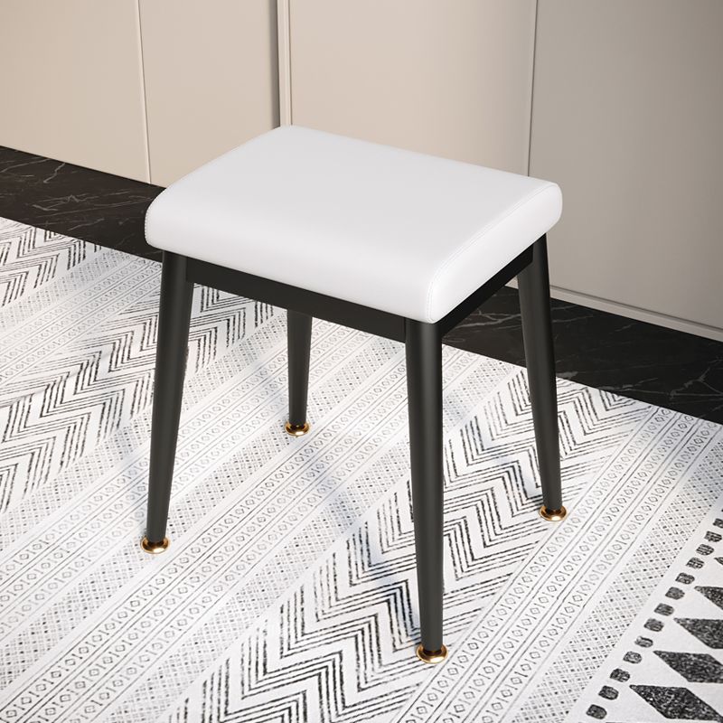 Fabric Standard Stool Modern Style Simple Household Rectangular Stool