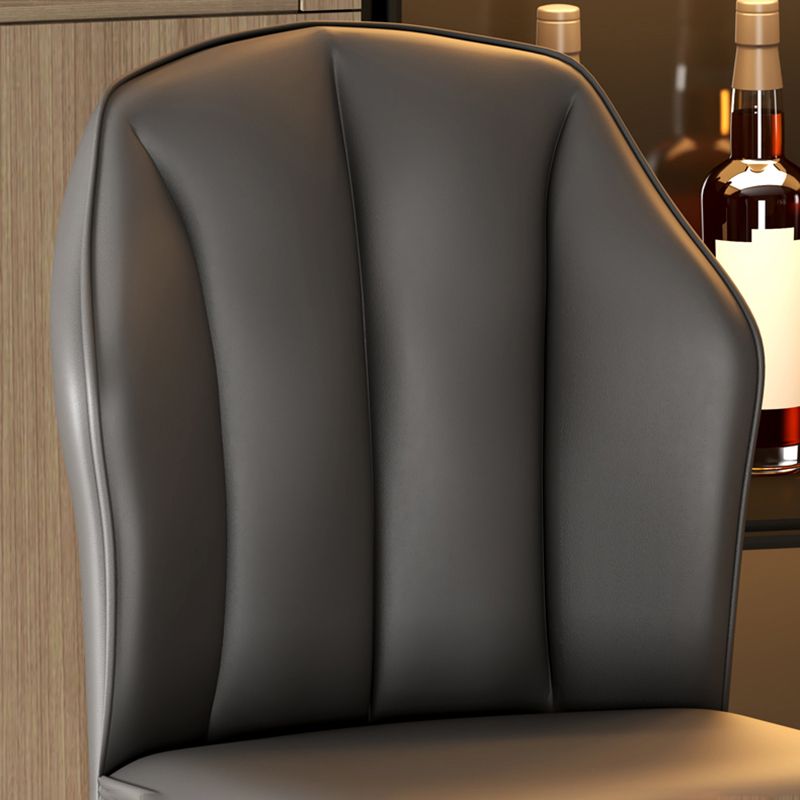 Nordic Chairs Dining Armless Chair for Kitchen with Metal Legs