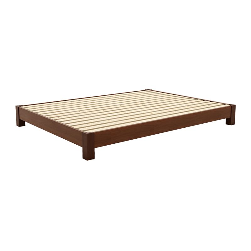 Solid Color Scandinavian Slat Bed Arched Bed With Custom Wood Legs
