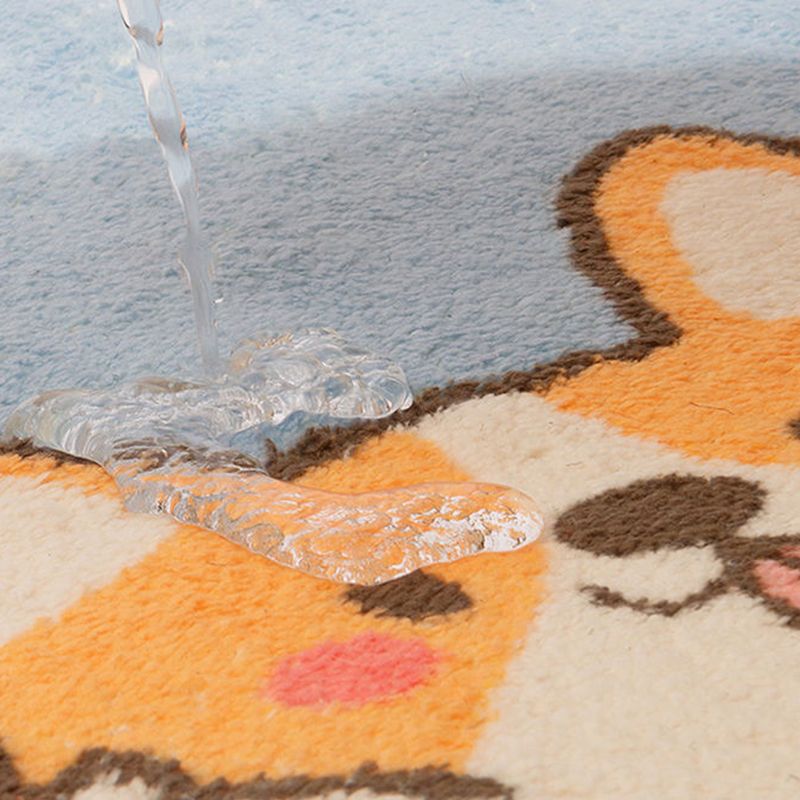 Nordic Ombre Pattern Rug Polyester Indoor Rug Non-Slip Backing Area Carpet for Home Decoration