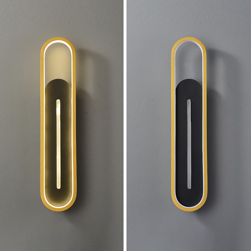 1 Light Geometric Wall Sconce Lights Modern Metal Wall Mounted Light Fixture