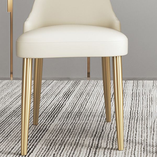 Kitchen Home Glam Chair Armless Dining Chair with Upholstered