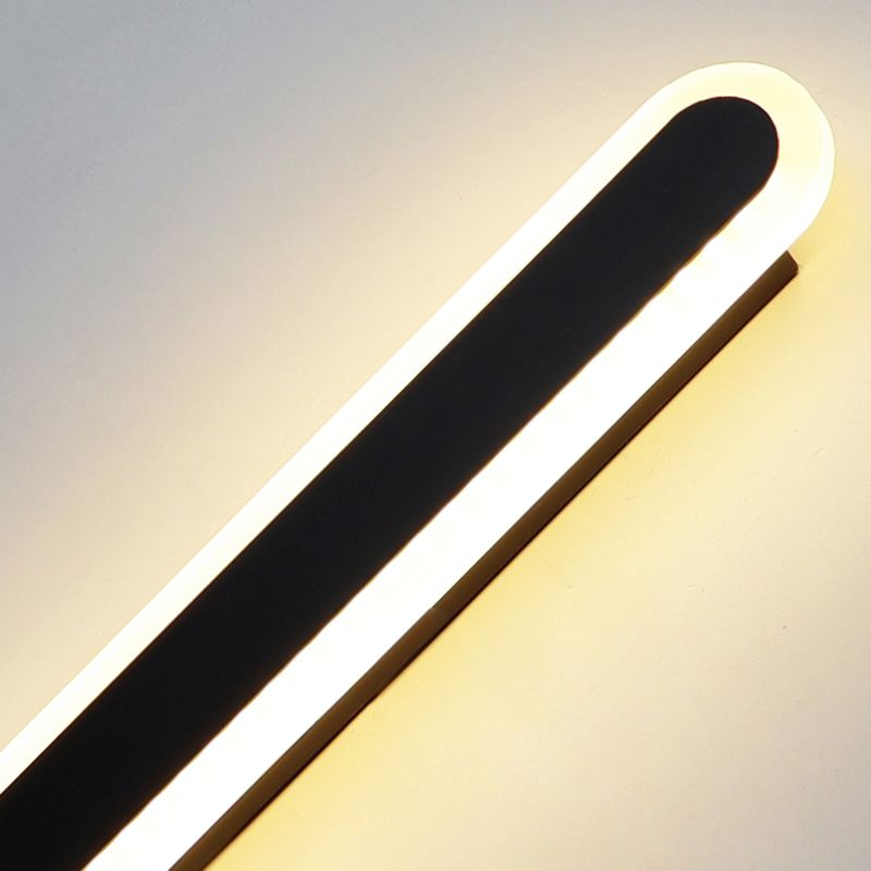 Nordic Minimalist Wall Mount Lamp Bedroom Bedside LED Line Wall Sconce Light Fixture
