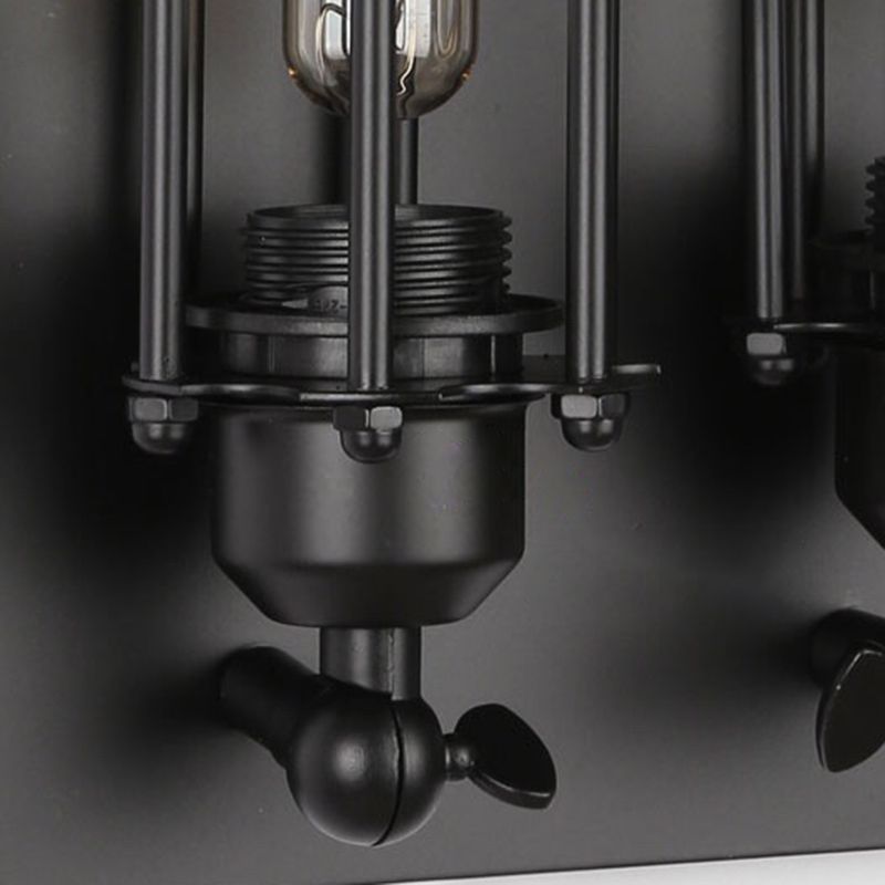 Industrial 1 / 2 / 3 / 4 - Light Wall Mounted Light - Wrought Iron Tube Wall Light