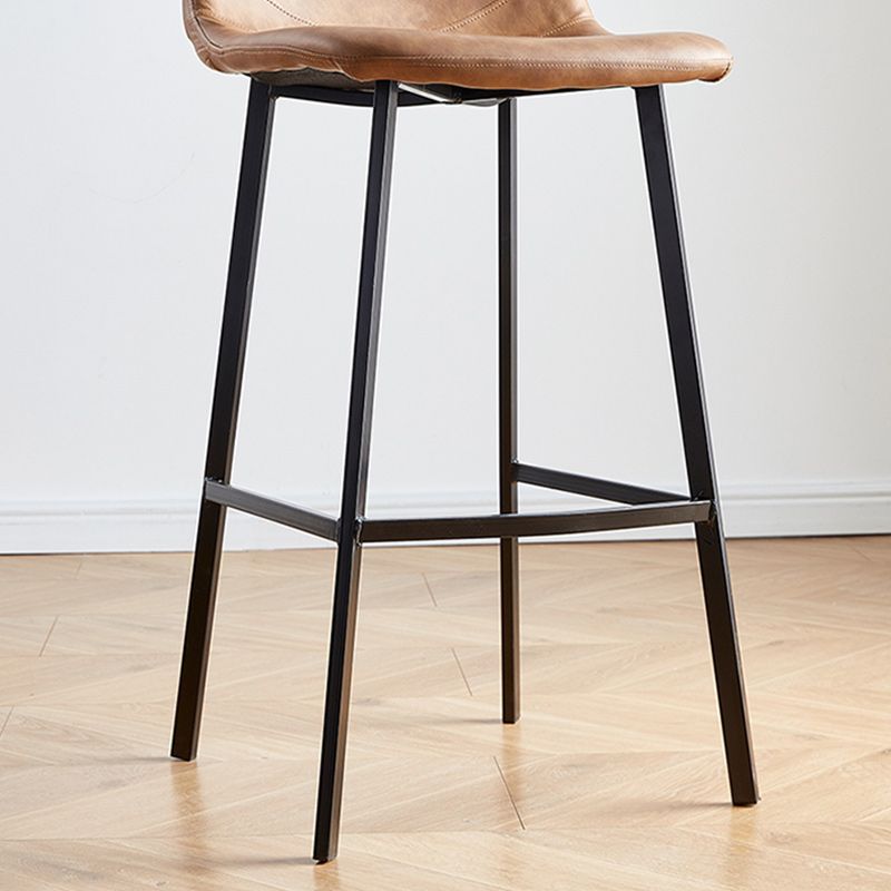 Nordic Style Round Bar-stool Metal Counter Bar Stool for Restaurant