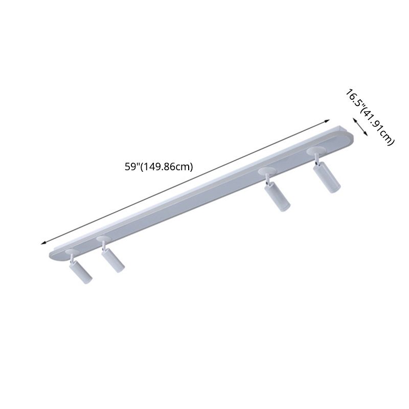 El semi - integrado LED de barra ovalada está instalado en la lámpara de pantalla de acrílico interior de la lámpara de aluminio creativa moderna.